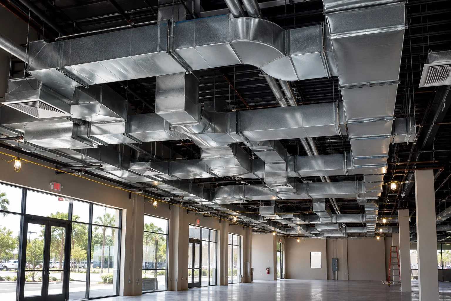 Professional HVAC ductwork installation